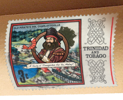 Die Old Pirate's Inn Briefmarke aus Tobago